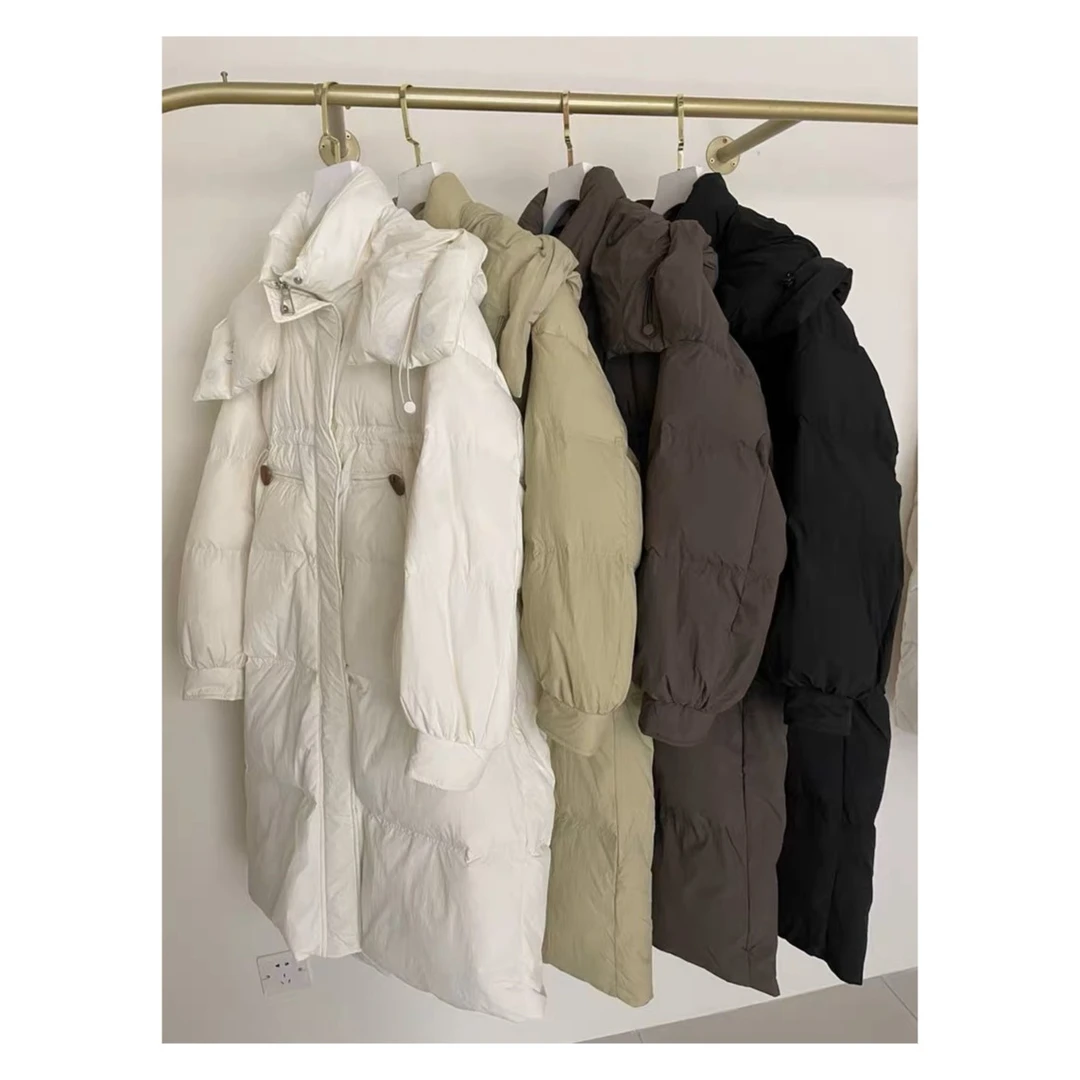 【ARONG阿荣家】长款连帽羽羽外套00473-四色-SM