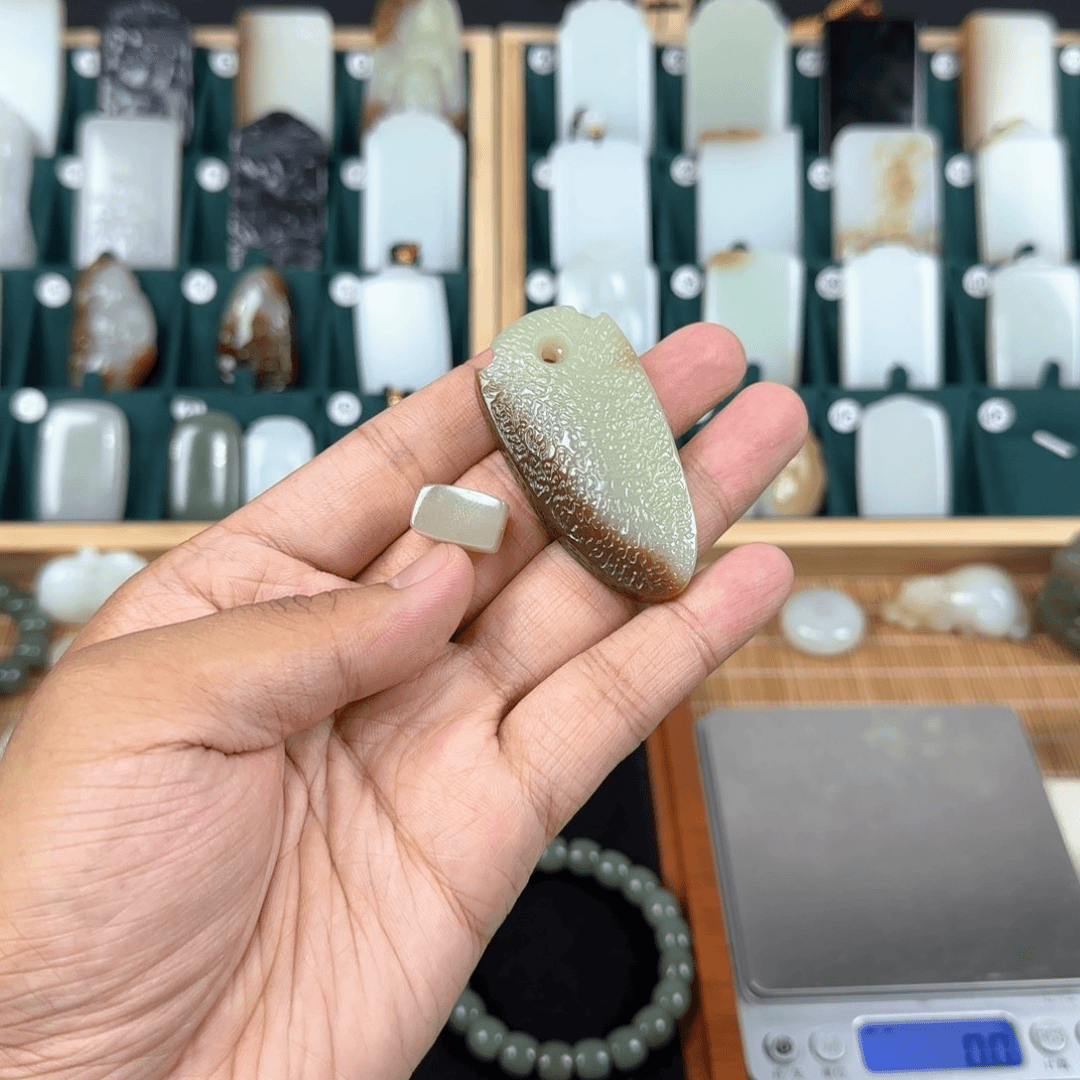 和田玉挂件未镶嵌