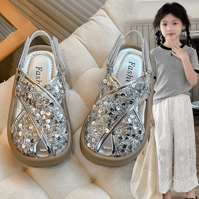 【汤圆家专属】女童凉鞋夏款2024新款儿童包头鞋女孩沙滩鞋软底Z