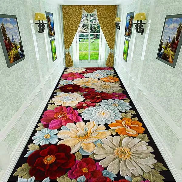 亏米福利  家用床边大尺寸长条地垫地毯卧室走廊水晶绒裁剪大面积