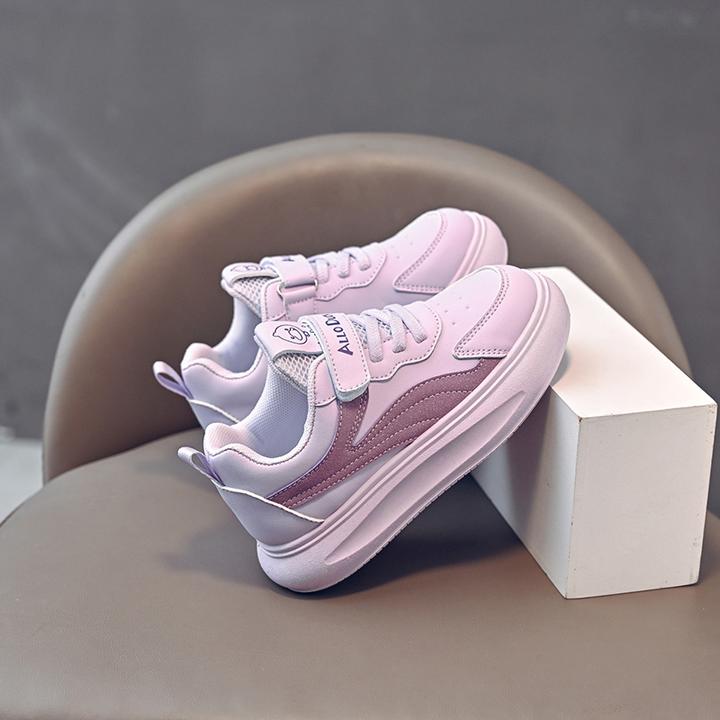 小黄鸭春秋新款儿童运动鞋软底中大童网面透气防滑轻便百搭小白鞋