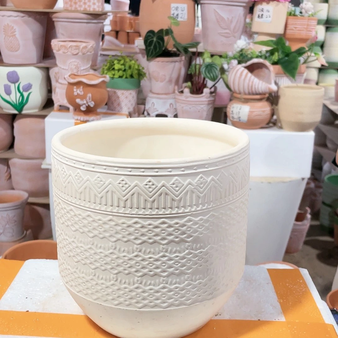 【闪购商品】红陶20CM（含）-50CM（不含） 119机雕白陶21-21
