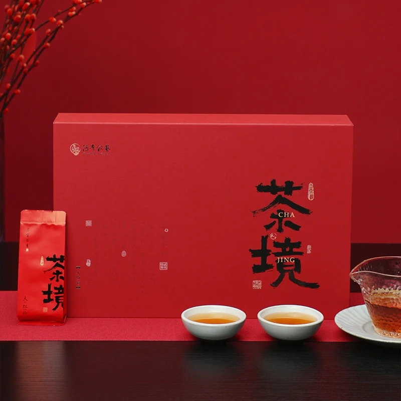 传奇饮艺大红袍岩茶乌龙茶叶浓香型高山茶叶泡袋礼盒装