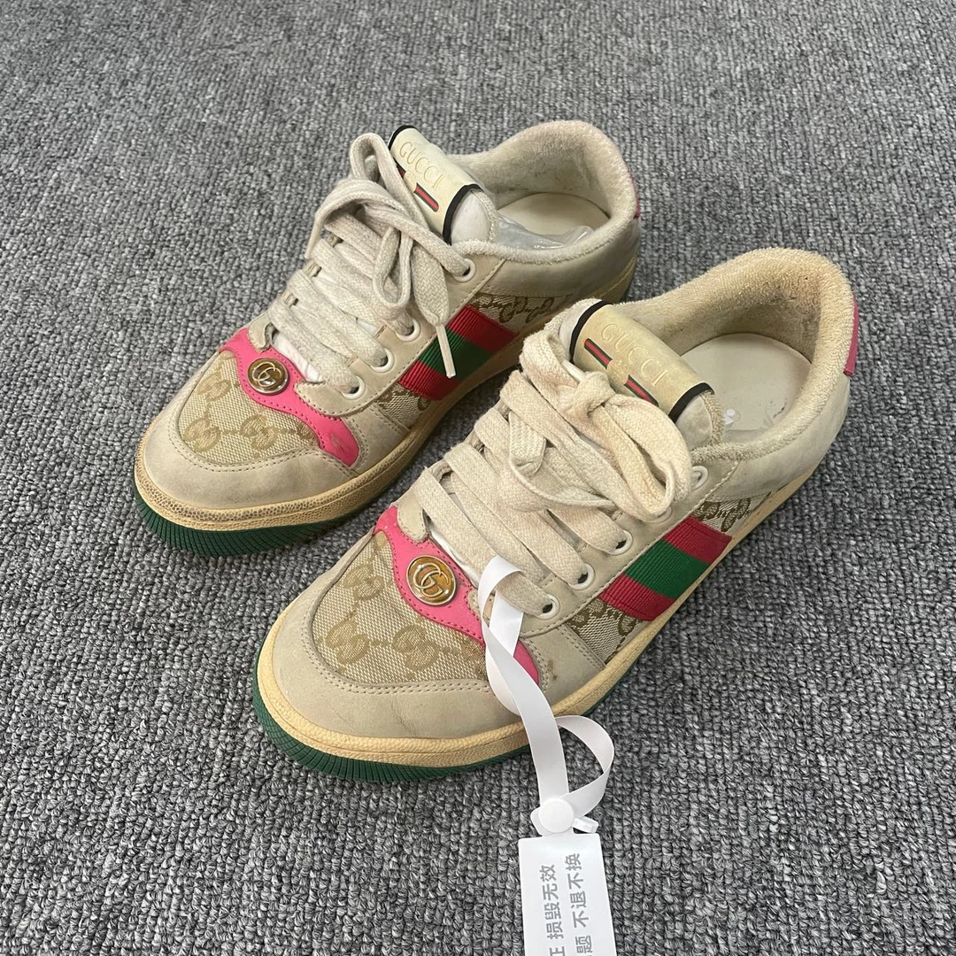 Gucci/古驰休闲系带老爹鞋 尺码：36.5/0178