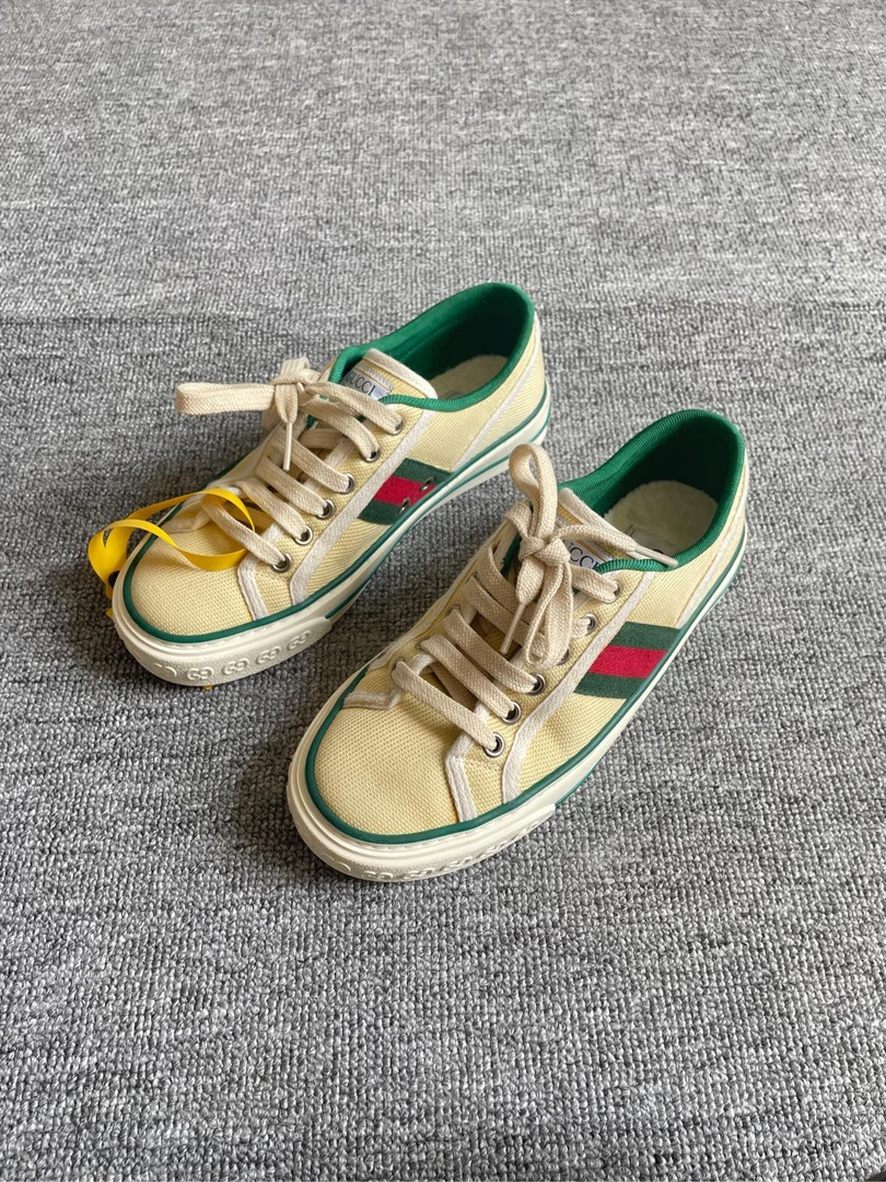 Gucci/古驰 1977 系带圆头低帮时尚板鞋 尺码：35.5/1150