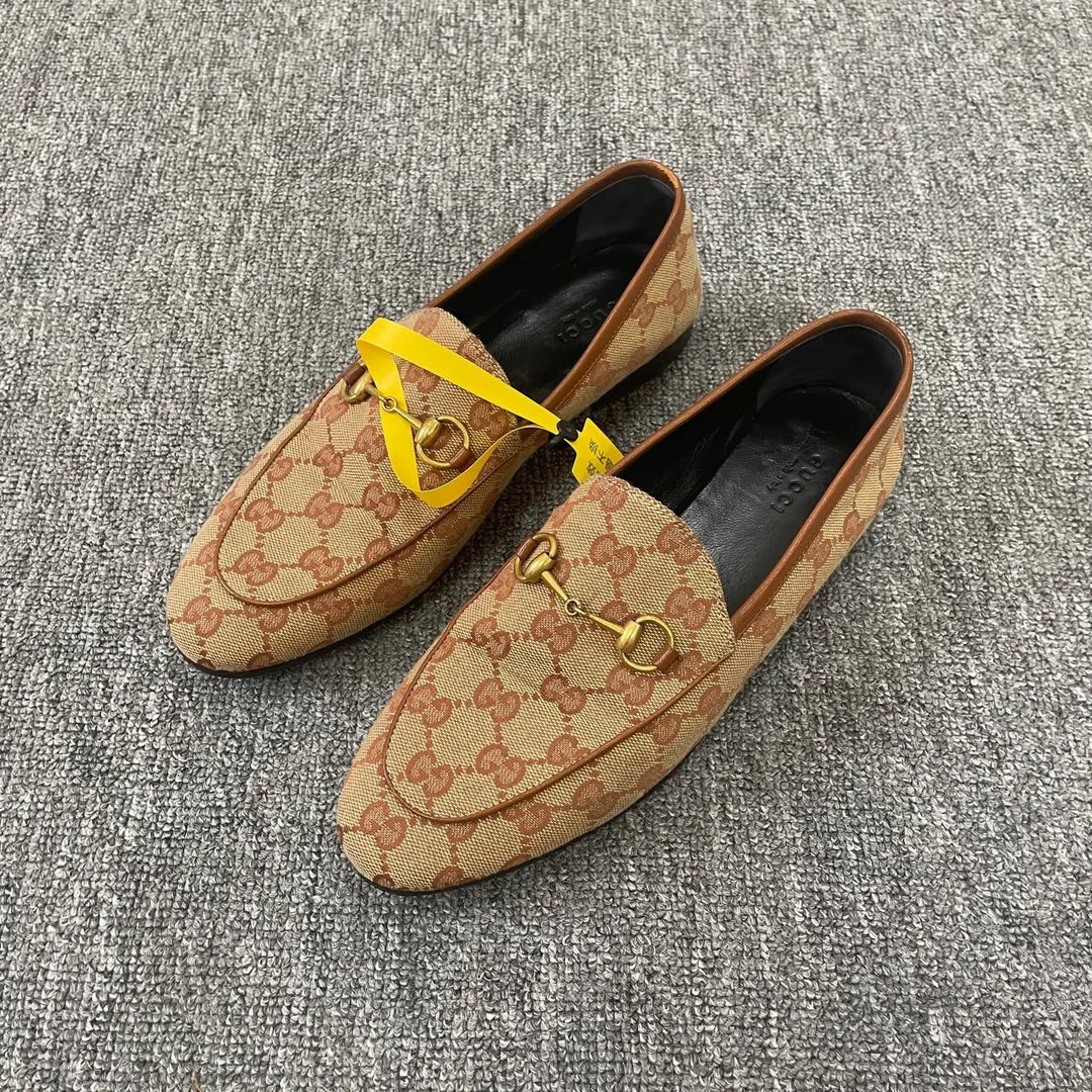 Gucci/古驰双g满印一脚蹬平底鞋 尺码：39/1460