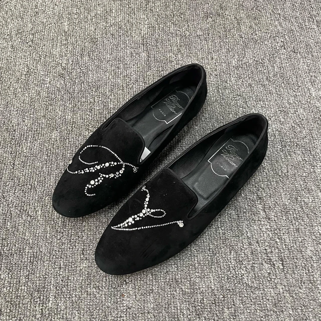 Roger Vivier/罗杰维维亚 时尚平底休闲单鞋 35码/4414