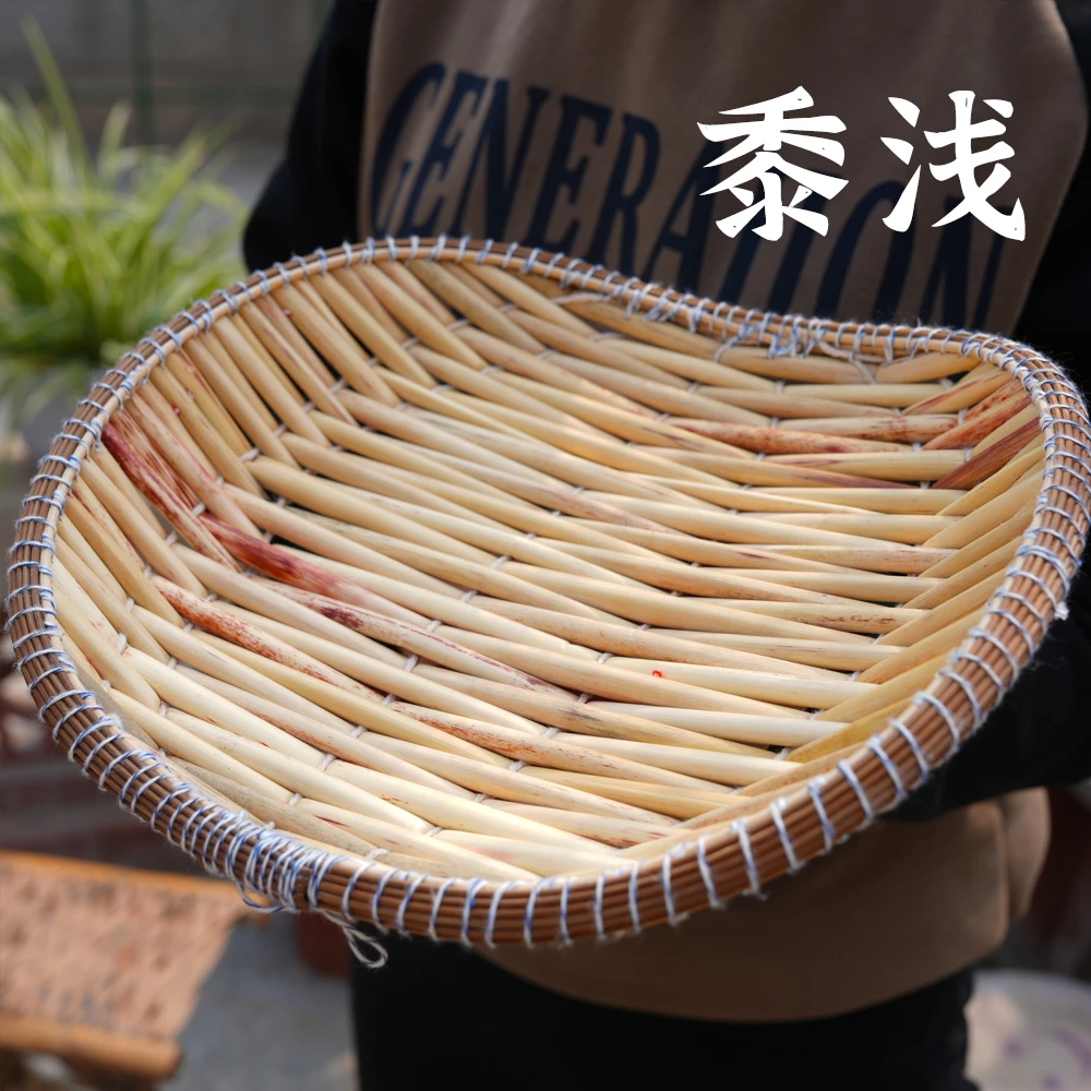 【七月家】手工高粱杆制品/工艺品小筐