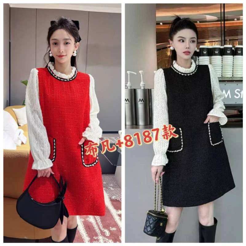 8187女装连衣裙显瘦