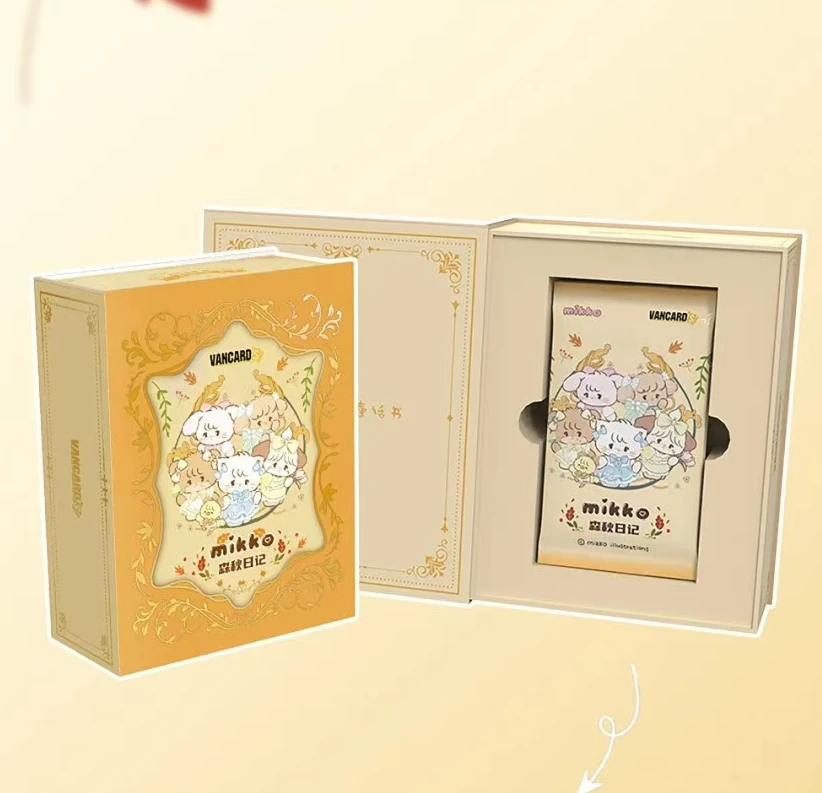 【哞哞牛】万画云游mikko森秋日记第二弹收藏卡 整盒