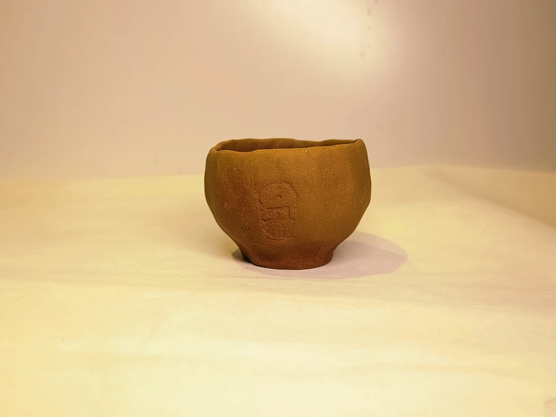 九曲蕴陶黄河泥陶主人杯如愿王超手作纯手工精美手捏