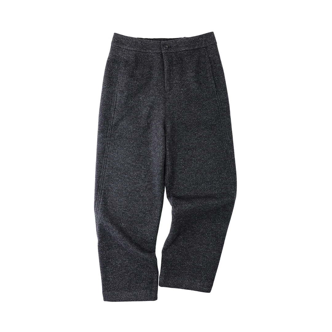 品牌新款休闲百搭一字扣纯色通勤裤子43265