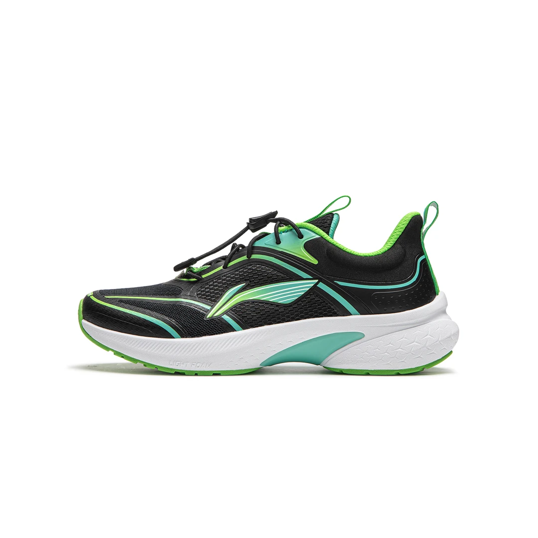 李宁2024夏季新品儿童踏星Pre网面透气回弹轻便童跑步鞋YKFU044