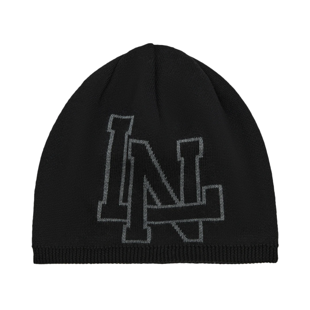 李宁2023新品女大童抓绒帽子运动生活系列加绒保暖针织帽YMZT035