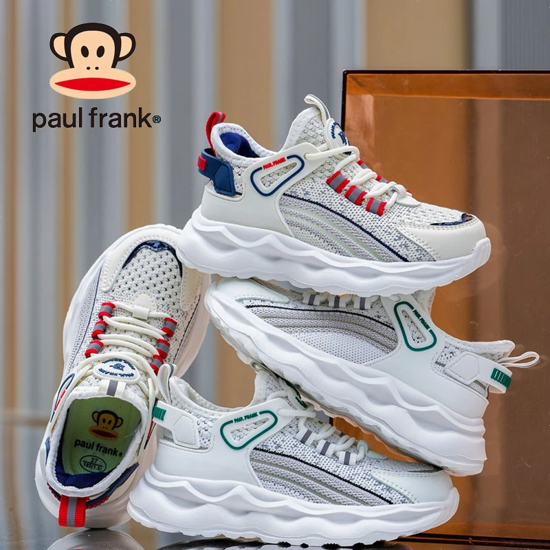 大嘴猴童鞋2024新款男童女童防滑耐磨透气网面运动鞋跑步鞋宝宝鞋