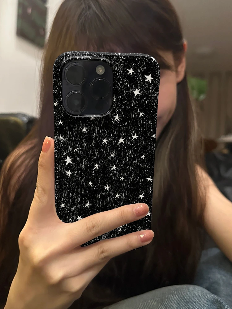 满天星辰苹果15promax小众手机壳iPhone14高级菲林13治愈系12