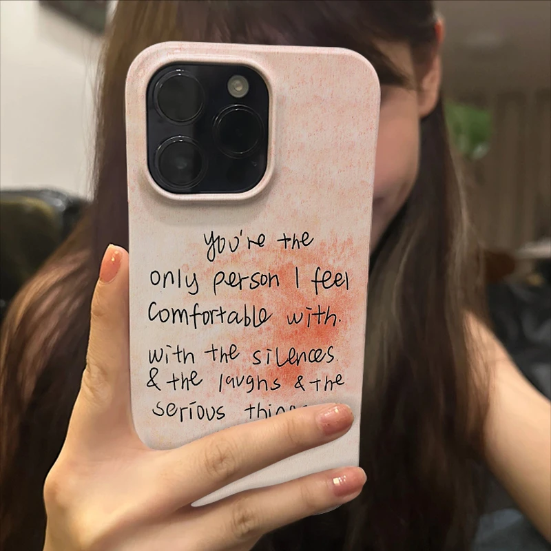 新款一封情书苹果15promax小众手机壳iPhone14高级菲林13治愈系12