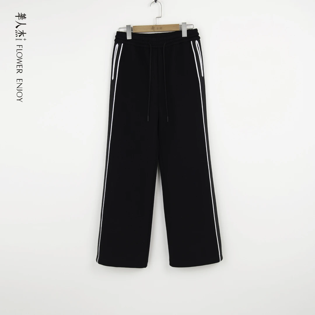 华人杰新款女宽松阔腿裤显瘦长裤时尚爆款休闲裤垂感直筒裤