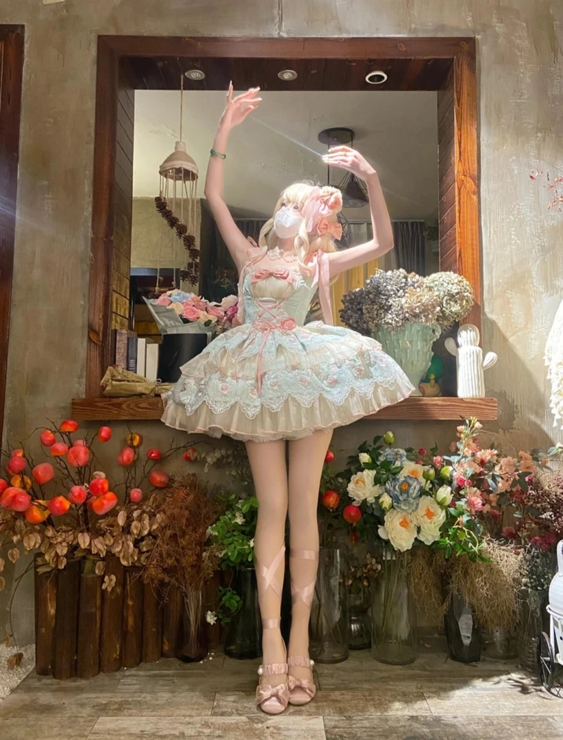 【8.12新款现货】浮春生洛丽塔正版JSK可爱日常轻lo公主连衣裙