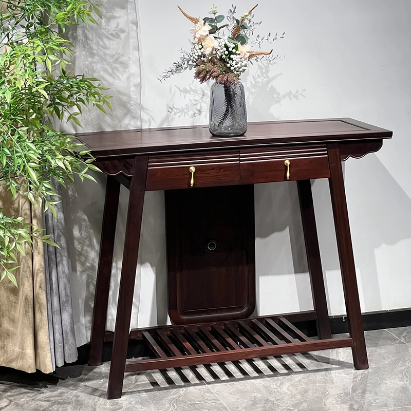 三合堂红木家具东非酸枝新中式乔台端景台中式简约条案