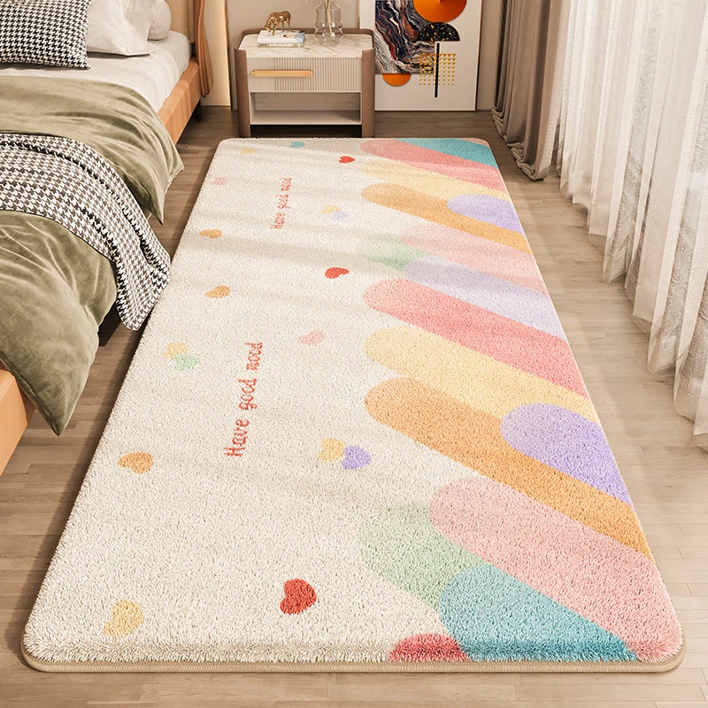 主卧房间地板床下床前窗台垫子可睡可坐铺垫卧室床边毯地毯地垫