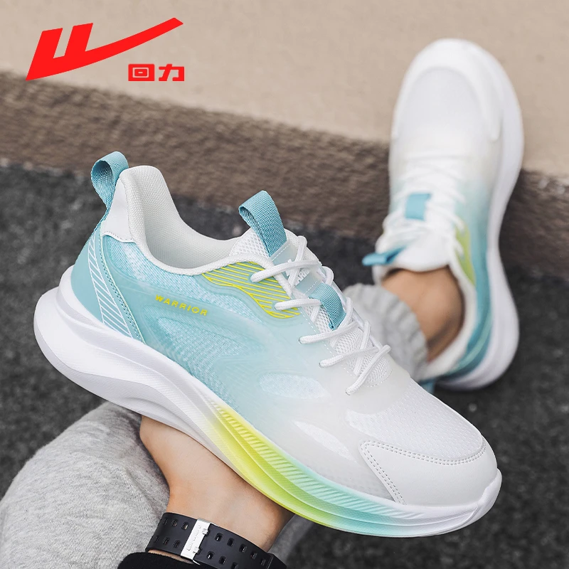 回力男鞋夏季跑步2025新款减震透气运动休闲网面软底轻便小白潮鞋
