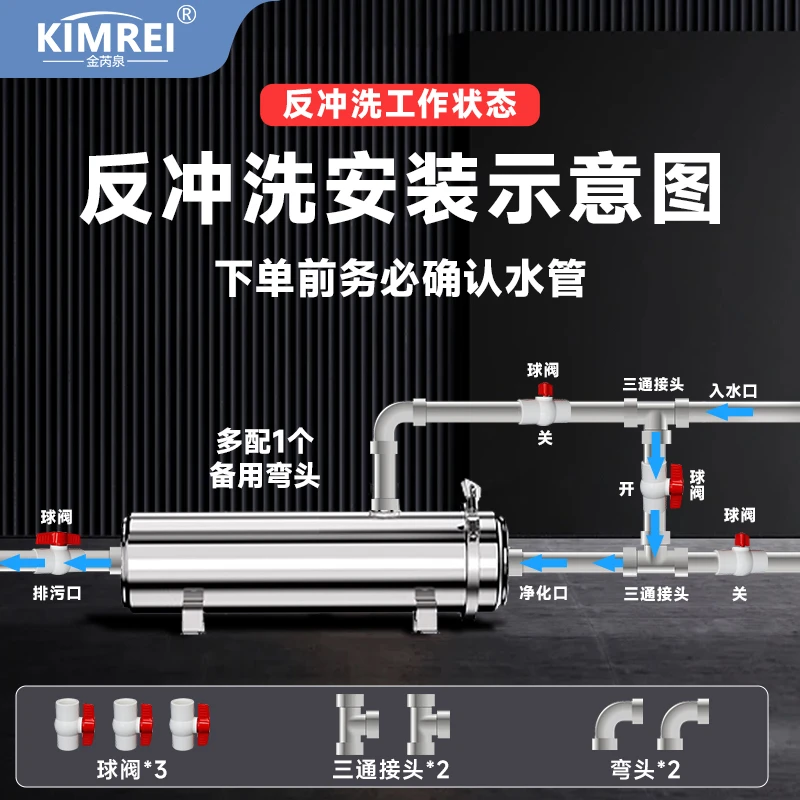 全屋净水器反冲洗配件