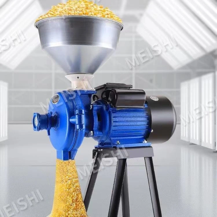 粉碎机干湿两用磨浆机家用豆浆机打玉米粉碎机五谷杂粮磨粉机商用