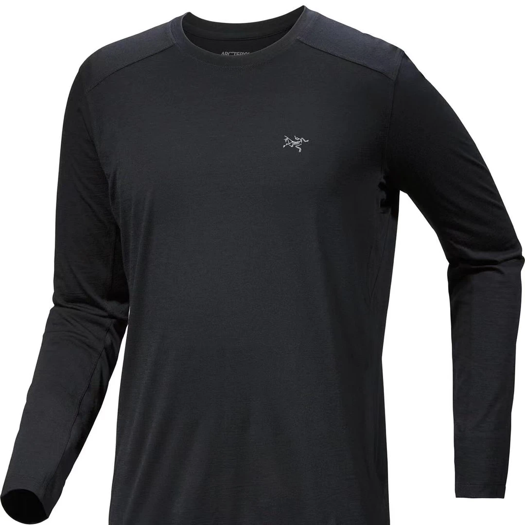 始祖鸟男士Ionia美利奴羊毛长袖T恤衫体恤秋冬户外套头休闲秋季