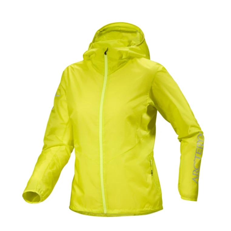 始祖鸟女款Norvan Windshell连帽风壳外套防风透气防水薄款运动风