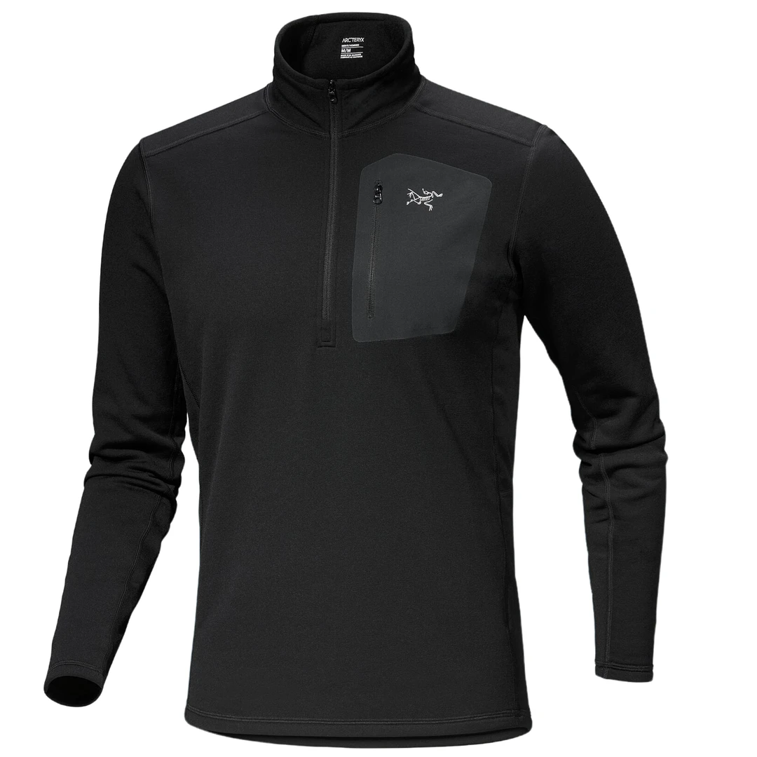 【男/厚抓绒/胶印】始祖鸟Rho Heavyweight厚款半拉链抓绒打底衫