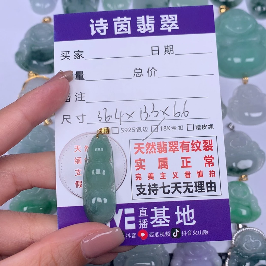 【闪购商品】翡翠颈饰未镶嵌天然翡翠