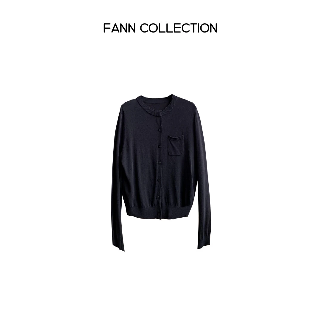 饭饭FANN COLLECTION 夏季舒适 松弛感百搭长袖上衣FANNA017