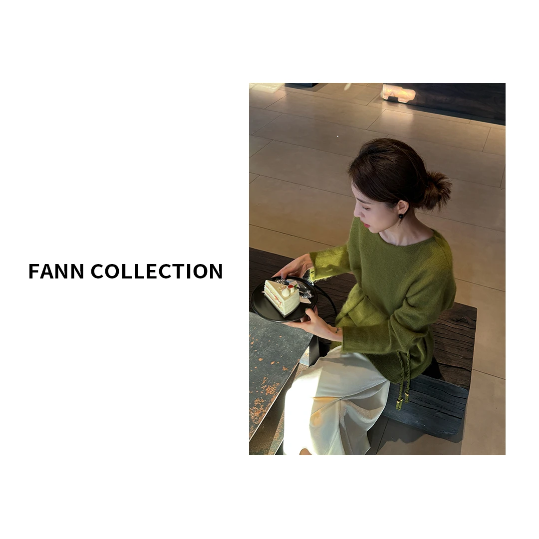 饭饭FANN COLLECTION 初晨 宽松休闲慵懒松弛感毛衣FANNA088