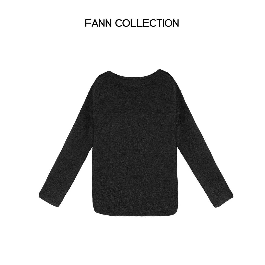 饭饭FANN COLLECTION 法式复古 夏季宽松镂空罩衫FANNA058