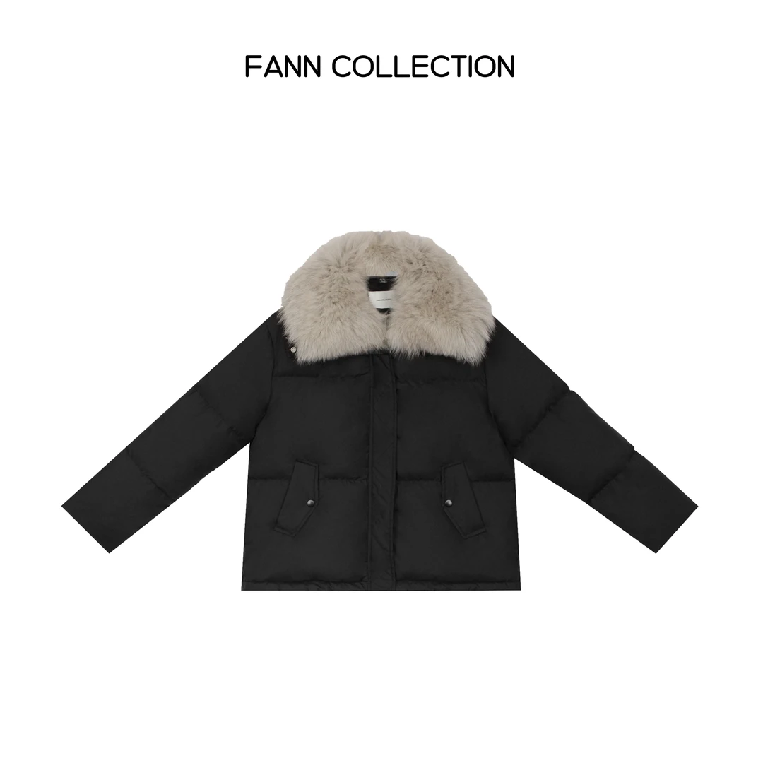 饭饭FANN COLLECTION 晨曦 白鸭绒小众设计保暖羽绒服FANND036
