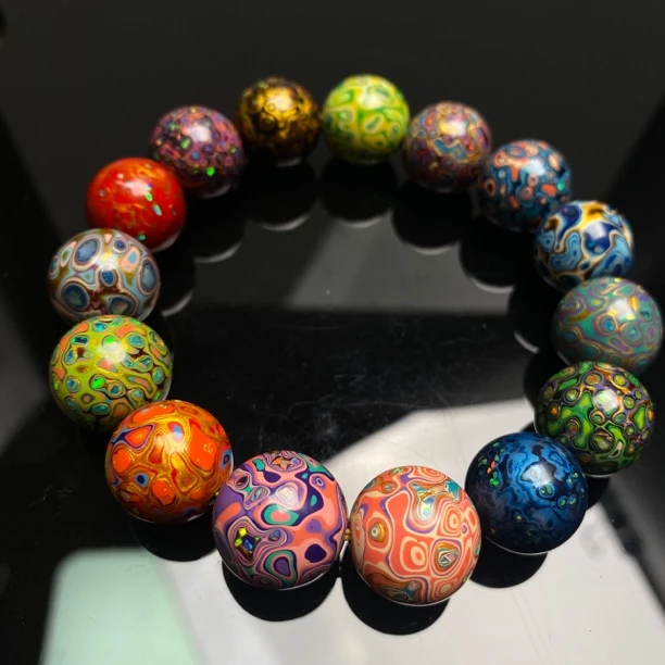 漆匠大漆珠1.5CM手串合集