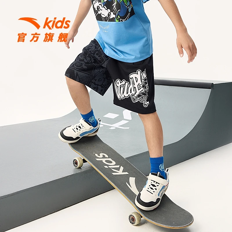 anta kids/安踏儿童【神笔马良】24夏季新款休闲宽松吸汗百搭中速干