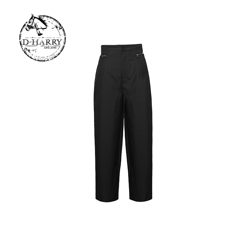 D-HARRY/迪哈利直筒休闲黑色舒适春夏长裤DH232L96039D