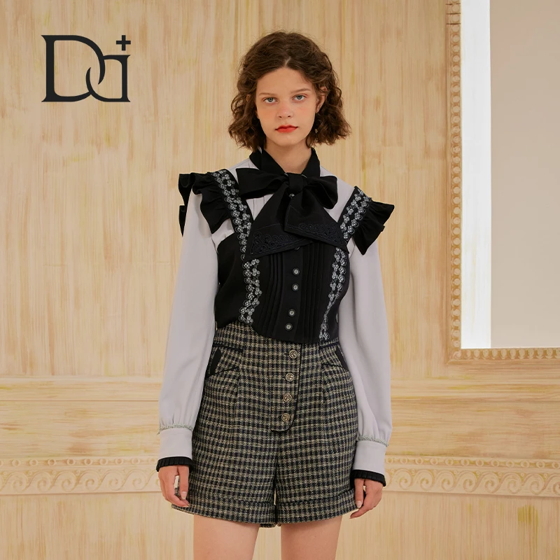 DD+毛衣背心秋季时尚女冬季新款v领坎肩无袖上衣针织DD214Q60563