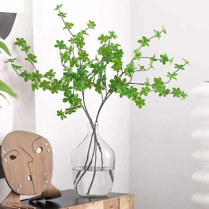仿真绿植吊钟马醉木桌面插花软装绿叶清新北欧简约餐桌婚礼装饰