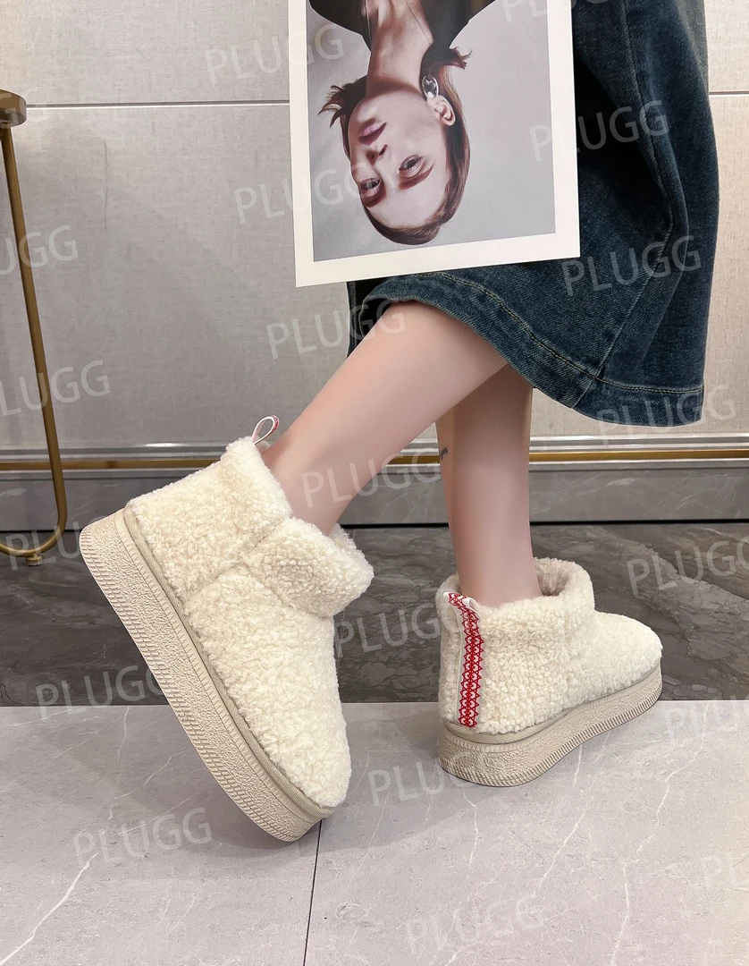 【新年专属】保暖搭子2025年新款泰迪卷毛绒雪地女靴鞋秋冬雪地靴