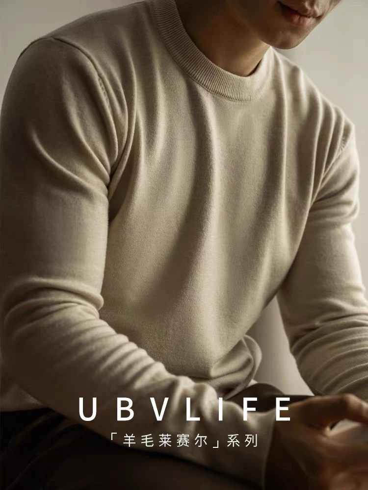 25秋 新款高品质羊毛莱赛尔系列毛衣19003