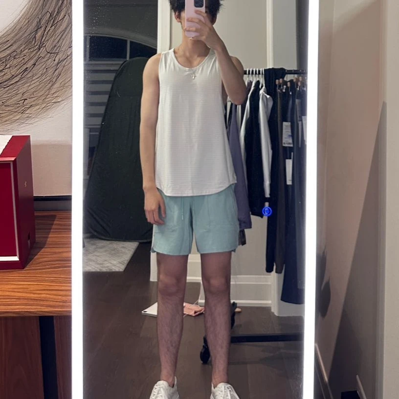 lululemon/露露乐蒙License to train 男士短裤7寸无内衬款速干