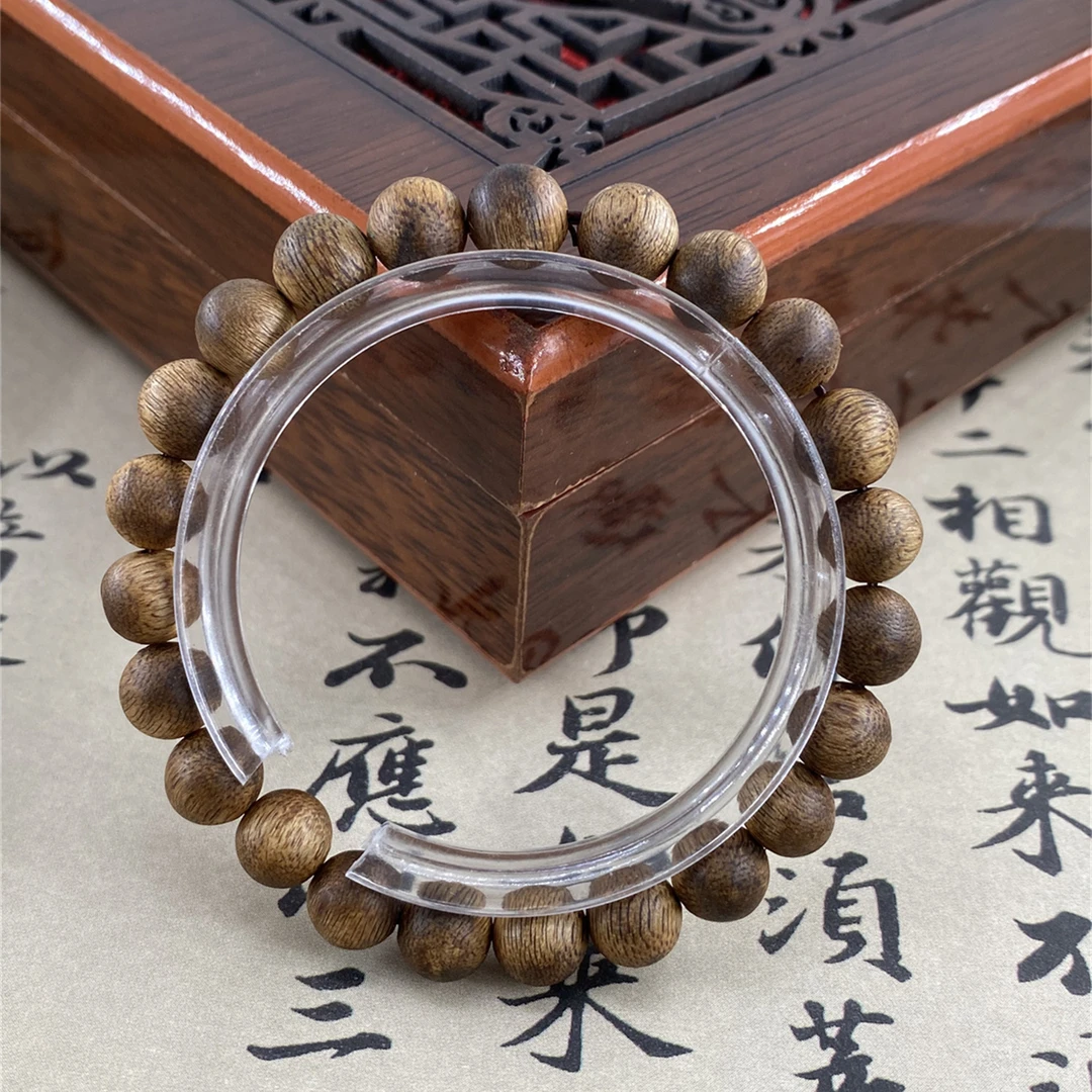 沉香【假一罚万】 8mm圆珠海南种植天然莺歌天然奇楠沉香