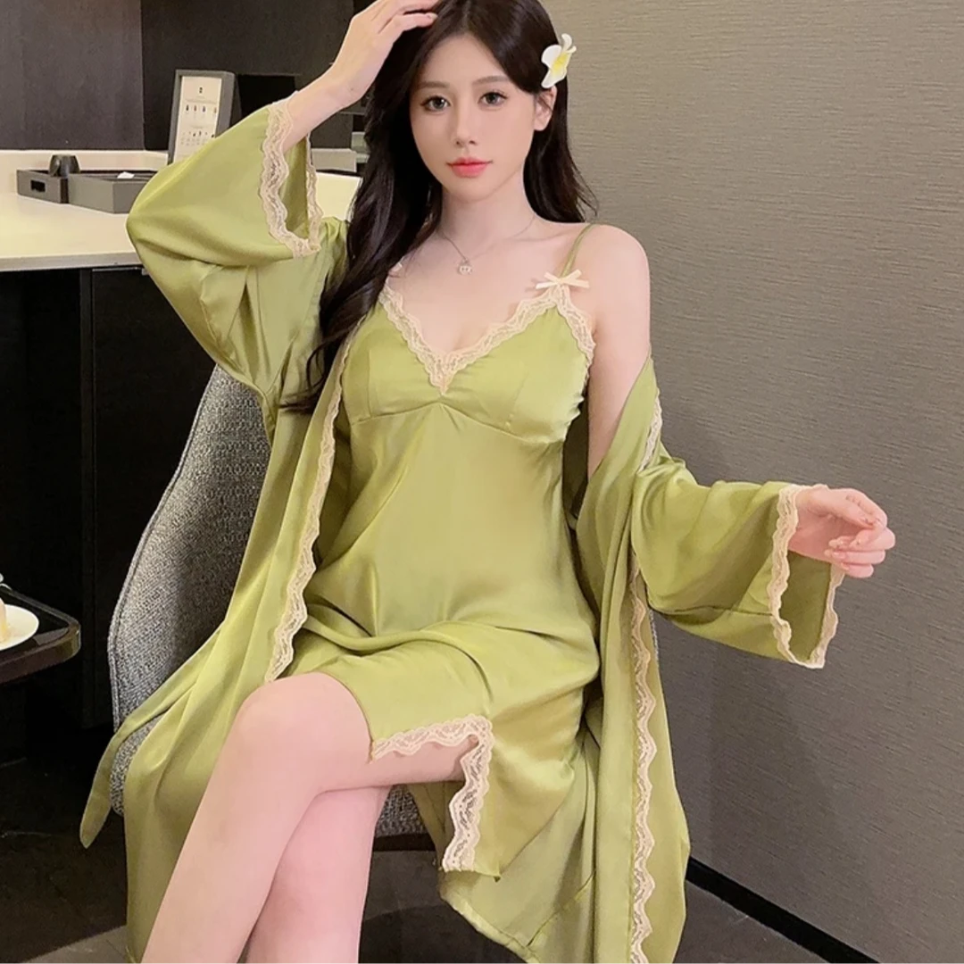 [依品轻奢】001-100 编号缎面冰丝睡衣网红性感法式纯欲