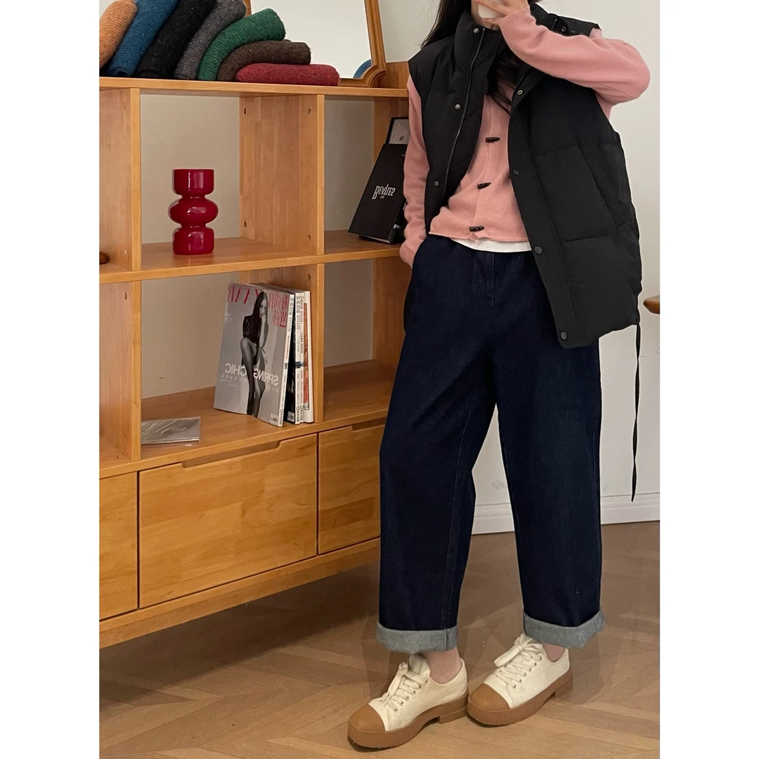 【杭州S姐】90白鸭绒无袖羽绒服女加厚保暖羽绒马甲背心外套07085