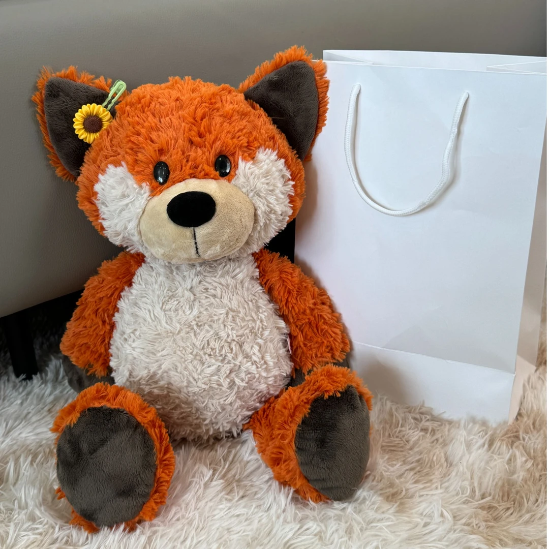 50cm大狐狸德国NICI狐狸公仔毛绒玩偶儿童玩具男女生生日礼物娃娃