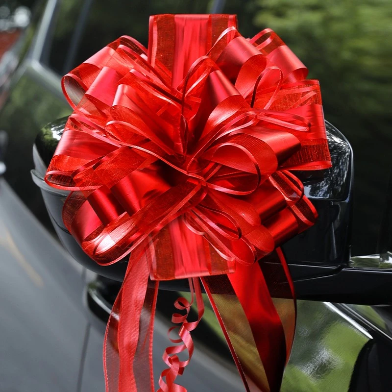 婚庆用品婚车拉花大号彩带喜庆楼梯结婚装饰婚庆彩旗结婚装饰用品