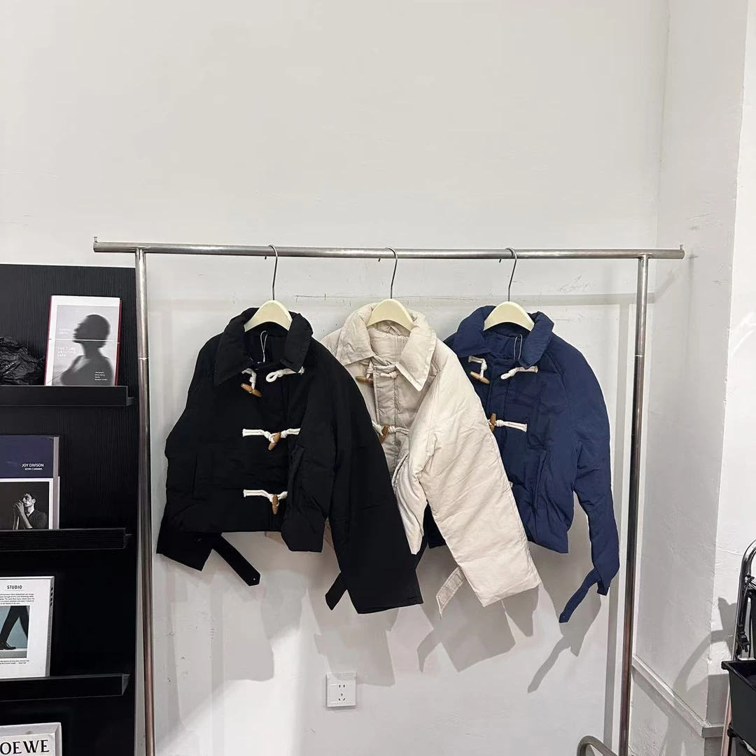 【ARONG阿荣家】韩系AnNhon家棉服00808-黑米深蓝-F（剪标）